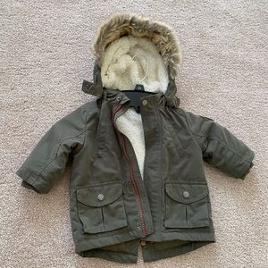 Baby boy winter parka